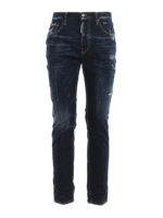 Jeans Sexy Mercury con macchie di pittura