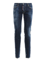 Jeans Slim con macchie di pittura