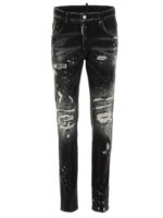 Jeans Skater lavaggio Trash neri