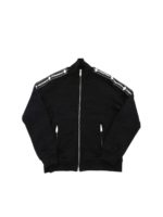 Felpa nera con fascia logo