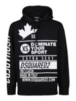 Felpa con logo e cappuccio