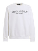 Felpa con stampa logo lettering