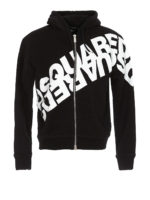 Felpa mirrored logo con cappuccio