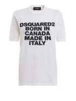T-Shirt Born In Canada Made In Italy