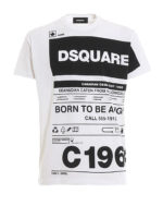 T-shirt in jersey con stampa C 1964