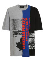 T-shirt a blocchi di colori