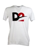 T-shirt D2 bianca