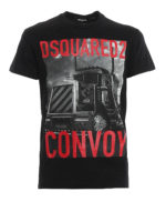 T-shirt in jersey con stampa DSquared2 Convoy