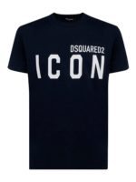 T-shirt Icon blu in cotone