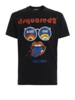 T-shirt con stampa dsquared2