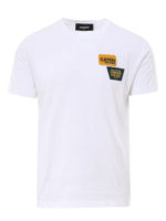 T-shirt con loghi ricamati
