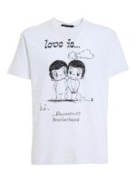 T-shirt Love Is in cotone