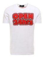 T-shirt con logo Open 24hrs