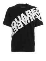 T-shirt in jersey con maxi stampa logo