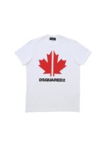 T-shirt Sport Maple Leaf bianca