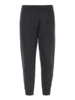 Pantaloni jogging neri con stampa dietro