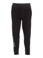 Pantalone tuta nero con stampa