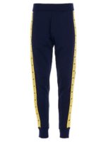 Pantaloni della tuta blu con nastro logo