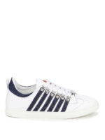 Sneakers con dettagli in denim