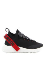Sneaker in tessuto traforato stile calza