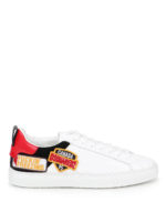 Sneakers con patch logo