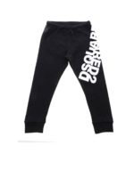Pantalone nero con Mirrored logo