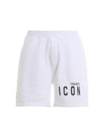 Shorts sportivi con stampa logo in basso