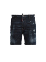 Shorts in denim scuro