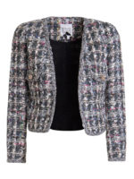 Giacca cropped in tweed