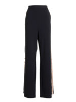 Pantaloni palazzo effetto crepe