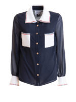 Camicia con tasche palliettate