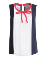 Top a blocchi di colore con fiocco