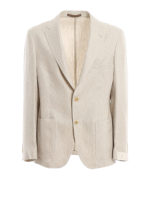 Giacca Soft in lino con tasche applicate