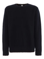 Pullover in lana effetto doppio strato