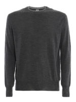 Pullover in lana melange misto seta