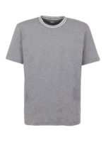 T-shirt con girocollo a righe