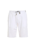 Shorts in cotone e lino