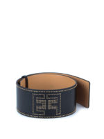 Cintura in finta pelle con borchiette