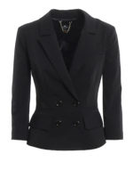 Giacca doppiopetto nera