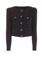 Blazer effetto crepe