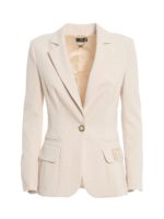 Blazer monopetto in crepe