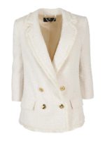 Blazer doppiopetto effetto tweed