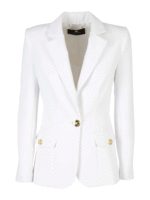 Blazer con bottoni dorati