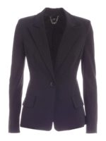 Giacca con revers a lancia nera