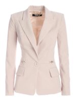 Giacca monopetto rosa cipria