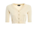 Cardigan crop in cotone