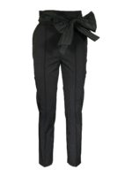 Pantalone con maxi fiocco frontale