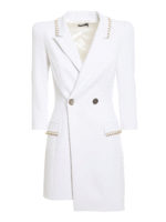Abito blazer in doppio crepe