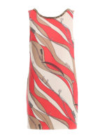 Abito corto con stampa logo