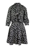 Abito svasato con motivo